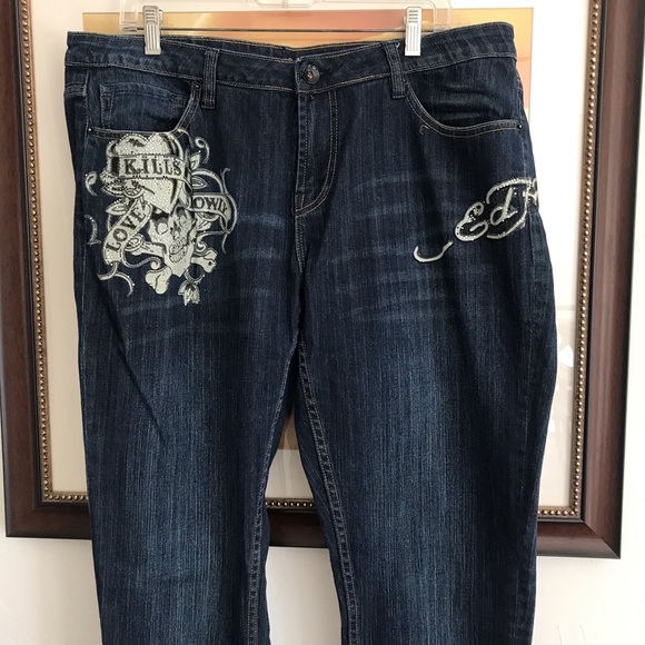 Rare Ed Hardy Jeans - Picture 1 of 10